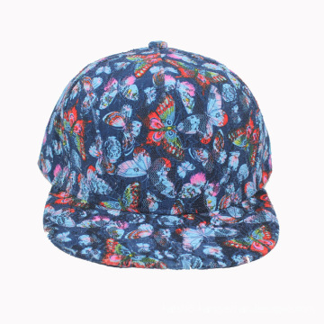 Fashion Blue Lace Snapback Cap (GKA15-F00045)